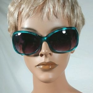 Teal sunglasses